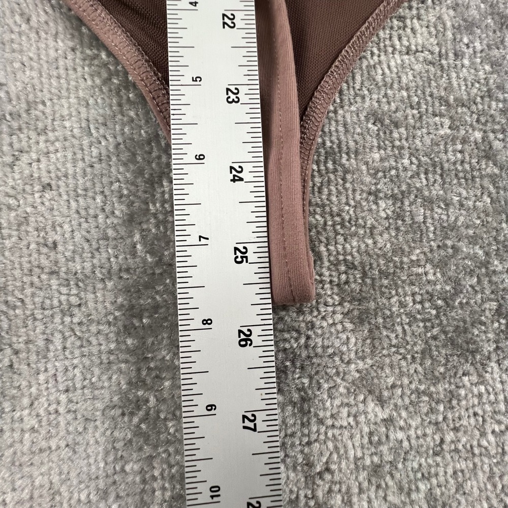 Intimately Free People Square Neck Short Sleeve Bodysuit Mauve XS OB1003666 - Picture 9 of 11
